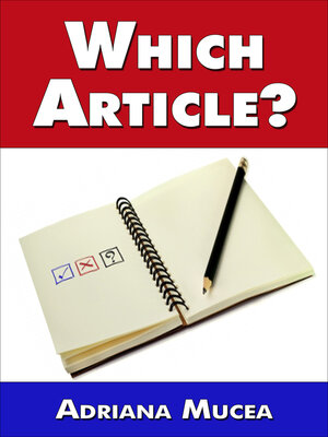 cover image of Which Article?
